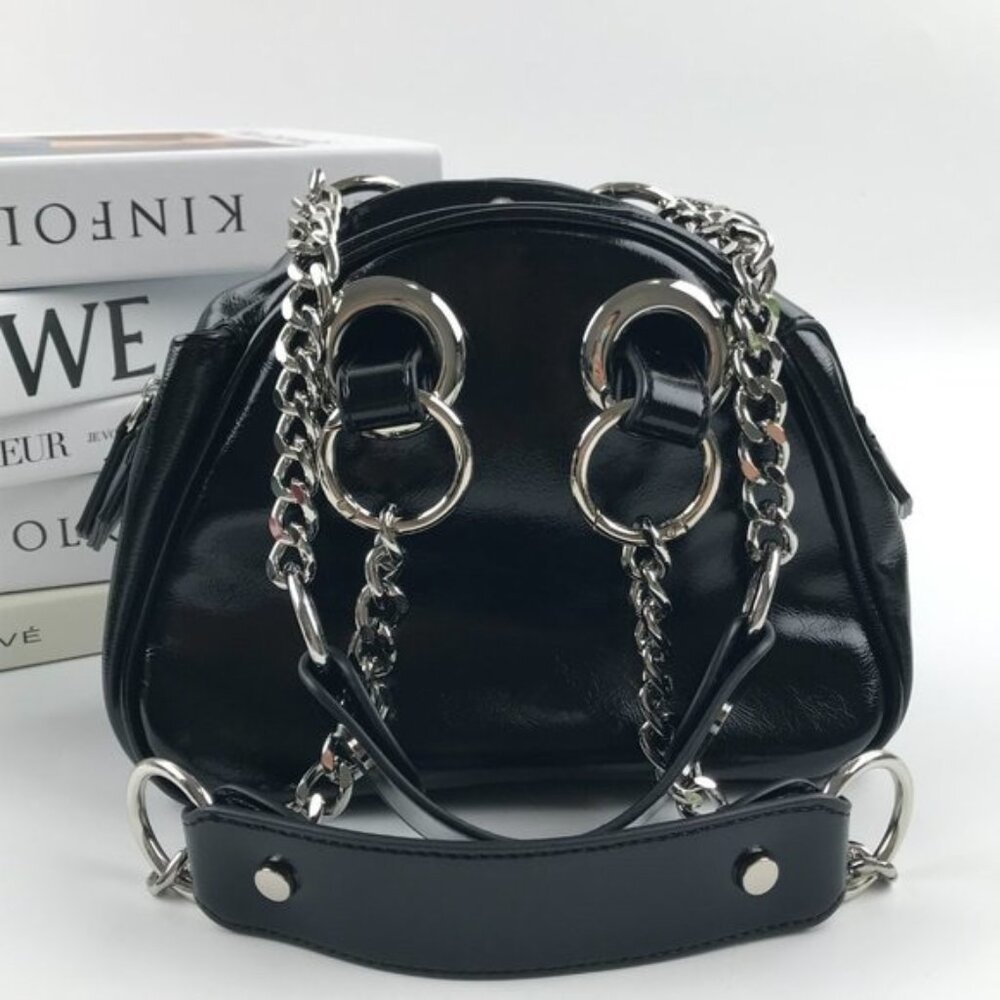 Leather Chain Shoulder Bag Vivienne Westwood - Picture 6 of 7